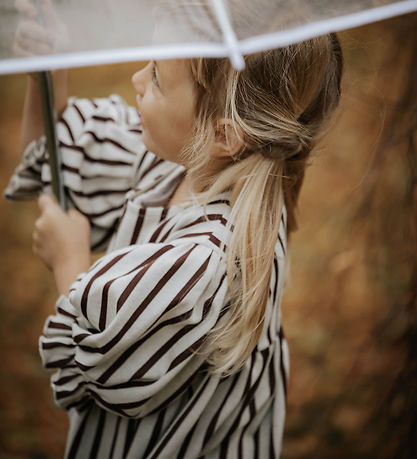 Fliink Blouse - Elly - 3/4 - Sandshell Stripe