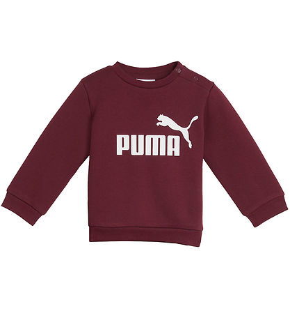Puma Sweat Set - Minicats ESS Crew - Ruby Shimmer Puma Sweat Set - Minicats ESS Crew - Ruby Shimmer