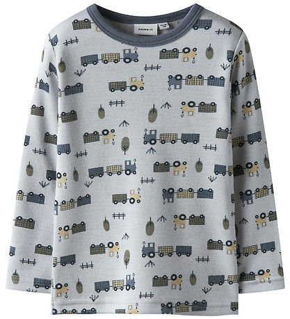 Blouse Name It - Laine - NmmWillit - Micro Puce/Tractor Blouse Name It - Laine - NmmWillit - Micro Puce/Tractor