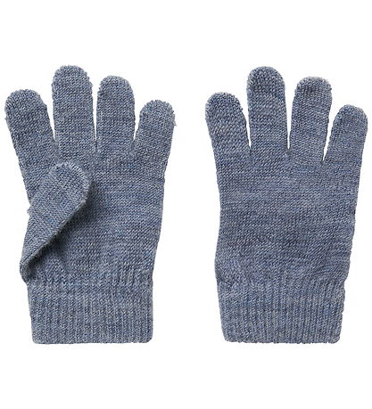 Name It Gloves - Wool - NmmWholla - Folkstone Grey Name It Gloves - Wool - NmmWholla - Folkstone Grey