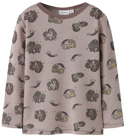 Blouse Name It - Laine - NmfWillit - Shadow Gris/Unicorn Blouse Name It - Laine - NmfWillit - Shadow Gris/Unicorn