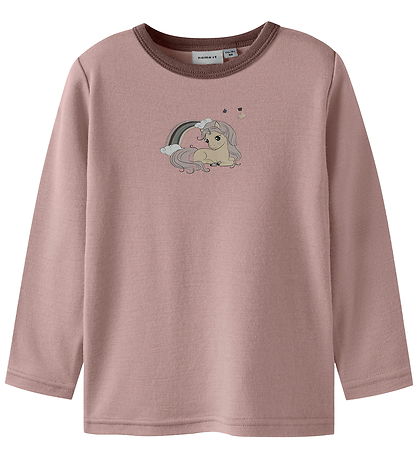 Blouse Name It - Laine - NmfWillit - Bois de cerf/Unicorn Blouse Name It - Laine - NmfWillit - Bois de cerf/Unicorn