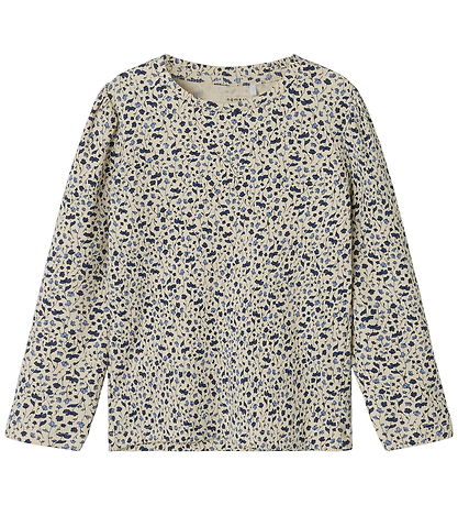 Blouse Name It - Rib - NmfNelia - Parchemin av. Fleurs