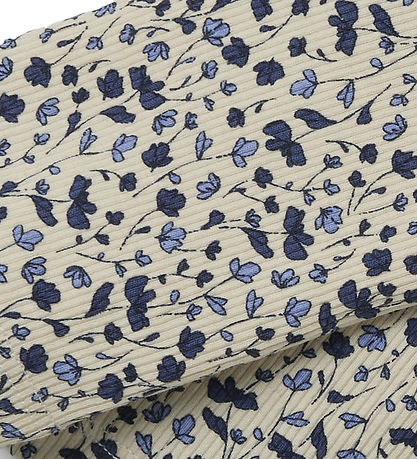 Leggings Name It - Rib - NmfNelia - Parchemin av. Fleurs