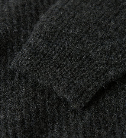 Name It Tröja - Stickad - NkfHolly - Boxig - Mörkgråmelerad