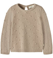 Lil' Atelier Blouse - Knitted - NmnGable - Oxford Tan