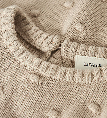 Lil' Atelier Blússa - Prjónað - NmnGable - Oxford Tan