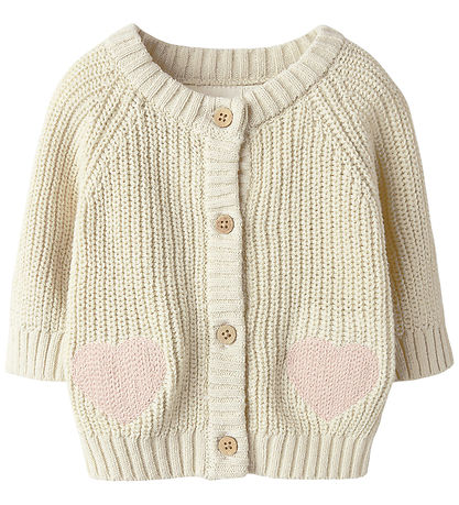 Lil' Atelier Cardigan - Knitted - NbfEmlen - Turtledove