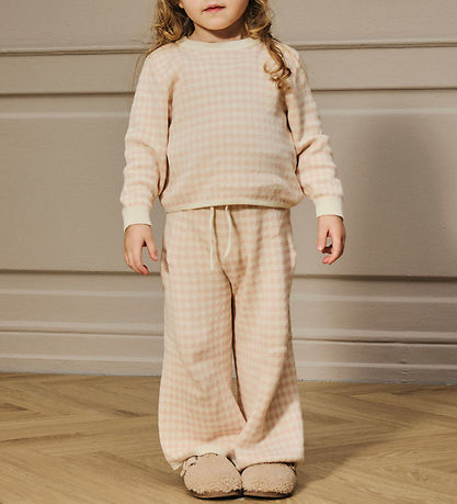 Lil' Atelier Broek - Gebreid - Breed - NmfNadie - Cameo Rose