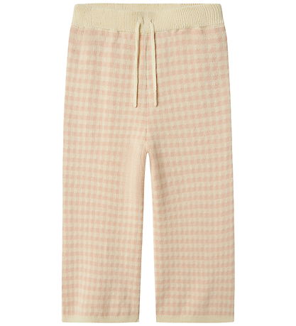 Lil' Atelier Broek - Gebreid - Breed - NmfNadie - Cameo Rose