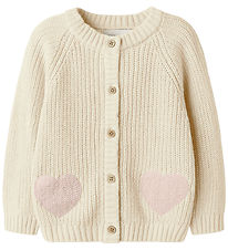 Lil' Atelier Cardigan - Knitted - NmfEmlen - Turtledove Lil' Atelier Cardigan - Knitted - NmfEmlen - Turtledove