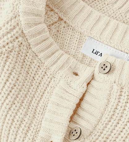 Lil' Atelier Cardigan - Knitted - NmfEmlen - Turtledove Lil' Atelier Cardigan - Knitted - NmfEmlen - Turtledove