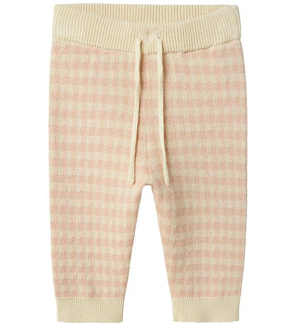 Lil' Atelier Trousers - Knitted - NbfNadie - Cameo Rose