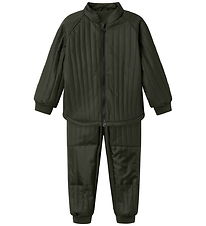Name It Thermo Wear w. Fleece - PU - NmmMud - Raisin Name It Thermo Wear w. Fleece - PU - NmmMud - Raisin