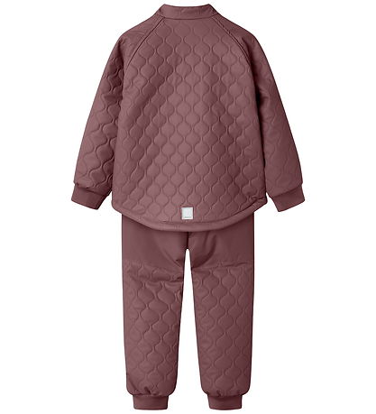 Name It Thermokleidung m. Fleece - PU - NmfMud - Rose Brown