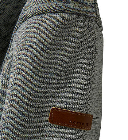 Name It Softshell Suit w. Fleece - NbnMada08 - Grey Melange w. Ø
