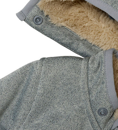 Name It Softshell Suit w. Fleece - NbnMada08 - Grey Melange w. Ø