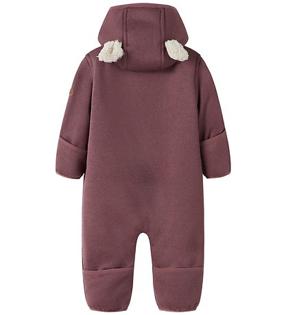 Name It Softshellpak m. Fleece - NbnMada08 - Rose Brown m. jaar