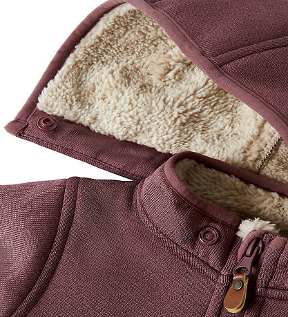 Name It Softshellpak m. Fleece - NbnMada08 - Rose Brown m. jaar