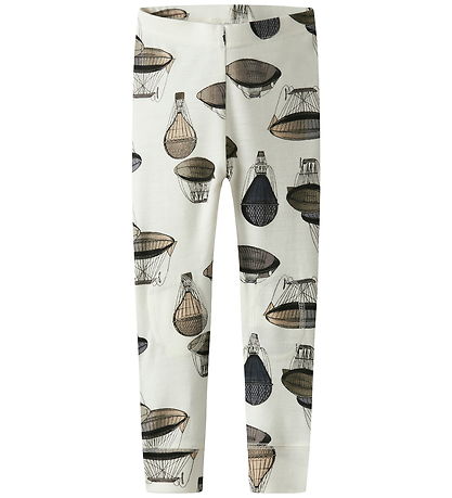 Name It Leggings - ull - NmmWillitus - Snow White/Air Loftbelgur