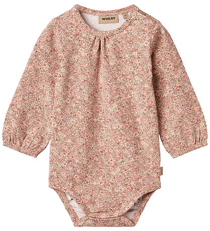 Wheat Bodysuit l/s - Elm Mine - Rose Dust Flower Meadow Wheat Bodysuit l/s - Elm Mine - Rose Dust Flower Meadow