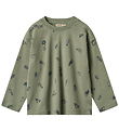 Blouse Wheat - Malthe - Dusty Green Cars Blouse Wheat - Malthe - Dusty Green Cars