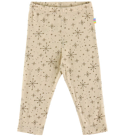 Joha Leggings - Wool - Beige w. Stars Joha Leggings - Wool - Beige w. Stars
