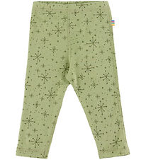 Joha Leggings - Wool - Light Olive w. Stars Joha Leggings - Wool - Light Olive w. Stars