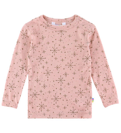Joha Blouse - Wool - Pink w. Stars Joha Blouse - Wool - Pink w. Stars