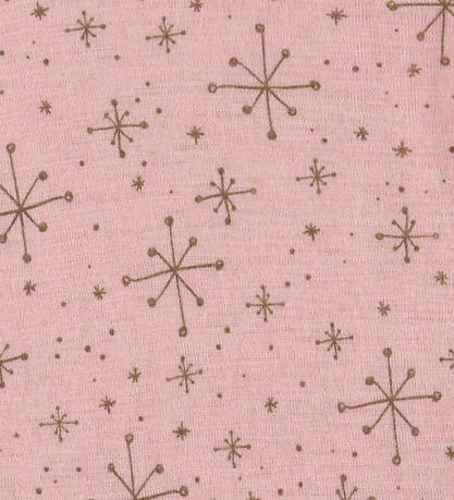 Joha Bodysuit l/s - Wool - Pink w. Stars Joha Bodysuit l/s - Wool - Pink w. Stars