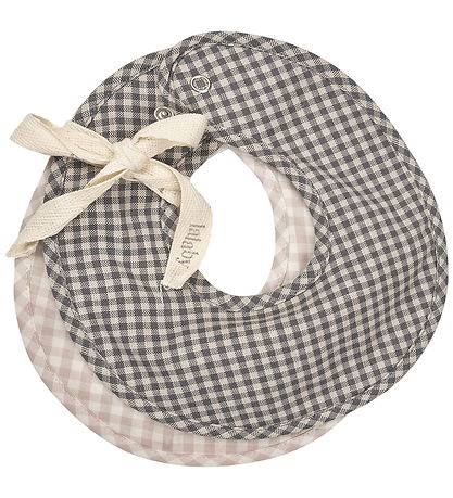 Lalaby Drool bib - 2-Pack - Forest Check