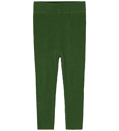 FUB Leggings - Rib - Knitted - Wool - Forest FUB Leggings - Rib - Knitted - Wool - Forest