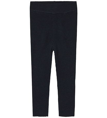 FUB Leggings - Rib - Knitted - Wool - Dark Navy FUB Leggings - Rib - Knitted - Wool - Dark Navy