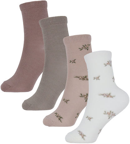 Chaussettes Name It - 4 Pack - Laine/Coton - NkfWak - Shadow Gri Chaussettes Name It - 4 Pack - Laine/Coton - NkfWak - Shadow Gri
