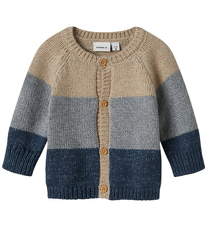 Name It Cardigan - Knitted - NbmNoller - Insignia Blue Name It Cardigan - Knitted - NbmNoller - Insignia Blue