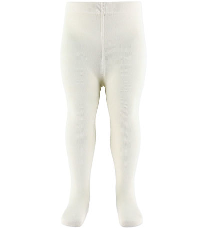 Name It Tights - NbfOpagna - Cloud Dancer w. Lace