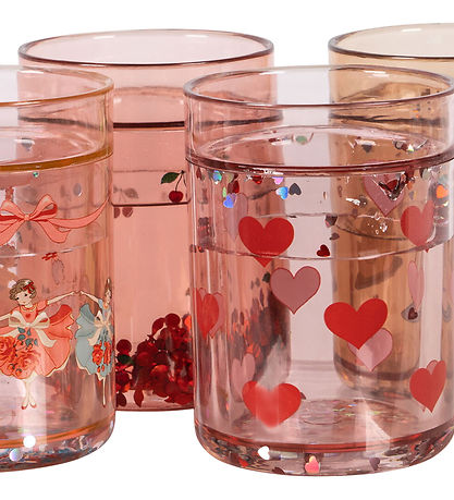 Konges Sløjd Glitter cups - 4-Pack - Rose Multi Konges Sløjd Glitter cups - 4-Pack - Rose Multi