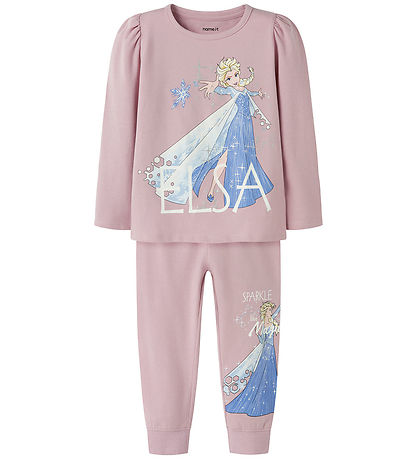 Name It Pyjama Set - Frozen - NmfAplisa - Keepsake Lilac