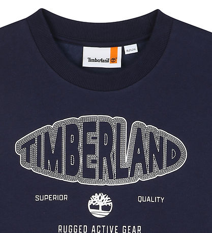 Sweat-shirt Timberland - Marine av. Logo