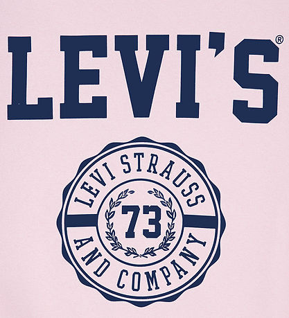 Levis Sweatshirt - Collegiate - Crystal Rose w. Logo