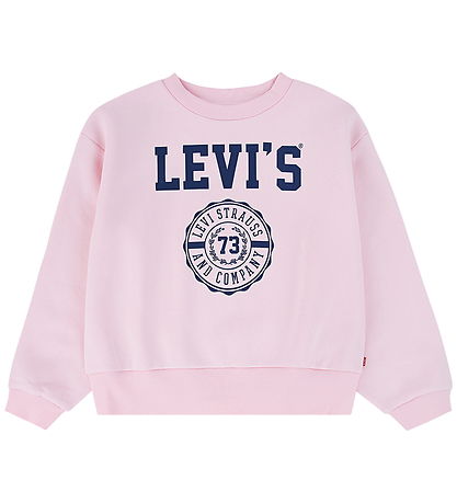 Levis Sweatshirt - Collegiate - Crystal Rose w. Logo