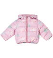 Stella McCartney Kids Steppjacke m. Fleece - Rosa m. Vögel