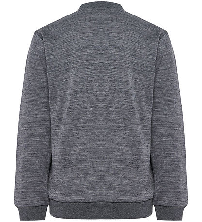 Hummel Cardigan - HmlJr - Wool - Dark Grey Melange