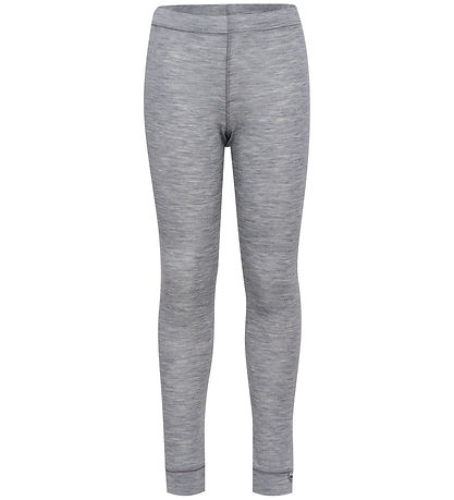 Hummel Leggings - HmlJr - Wolle - Grau Meliert Hummel Leggings - HmlJr - Wolle - Grau Meliert