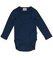 Hummel Bodysuit l/s - HmlMini - Wool - Dress Blues Hummel Bodysuit l/s - HmlMini - Wool - Dress Blues