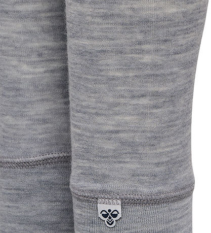 Hummel Leggings - HmlMini - Wool - Grey Melange