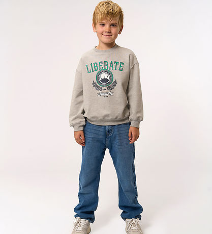 Sweat-shirt The New - TnPenno - Marron Clair Chiné Sweat-shirt The New - TnPenno - Marron Clair Chiné
