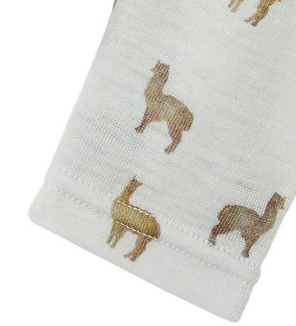 Lil' Atelier Leggings - Wool - NbmNoel - Gray Dawn/Lama