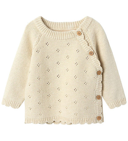 Lil' Atelier Blouse - Knitted - NbfLaguna - Turtledove w. Pointe Lil' Atelier Blouse - Knitted - NbfLaguna - Turtledove w. Pointe