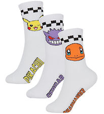 Name It Socks - 3-Pack - Pokémon - NkmJanaka - Bright White/3P Name It Socks - 3-Pack - Pokémon - NkmJanaka - Bright White/3P